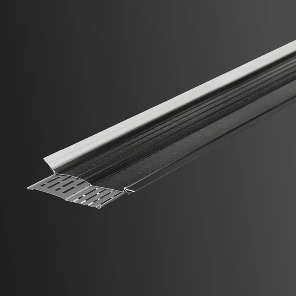 Perforated aluminum gutter guard